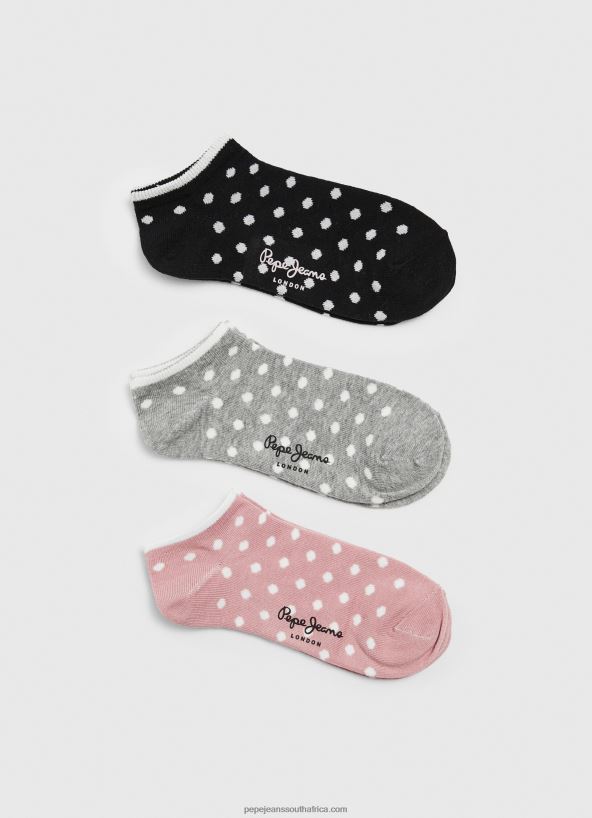 Grey Marl Classic Panty With Printed Logo Pepe Jeans L20F2F546 Women - Image 5