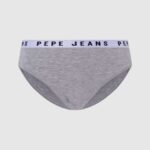 Grey Marl Classic Panty With Printed Logo Pepe Jeans L20F2F552 Women