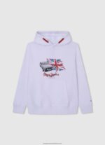 Grey Marl Cotton Embroidered Logo Jersey Pepe Jeans L20F2F1588 Boy - Image 5