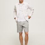 Grey Marl Edward Sporty Shorts Pepe Jeans L20F2F1140 Men
