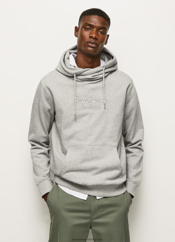 grey_marl_high_density_logo_jumper_pepe_jeans_l20f2f904_men.jpg Grey Marl High Density Logo Jumper Pepe Jeans L20F2F904 Men - Image 1