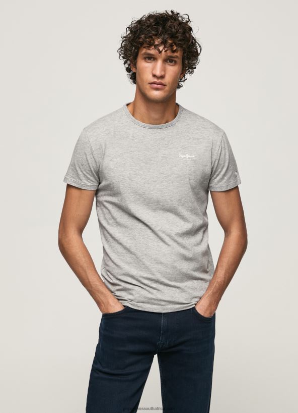 grey_marl_printed_logo_cotton_t_shirt_pepe_jeans_l20f2f1013_men.jpg Grey Marl Printed Logo Cotton T-Shirt Pepe Jeans L20F2F1013 Men - Image 1
