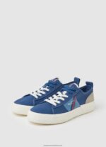 Indigo Allen Flag Vulcanized Sneakers Pepe Jeans L20F2F1204 Men - Image 3