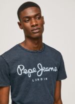 Indigo Essentialenim N Printed Logo T-Shirt Pepe Jeans L20F2F1015 Men