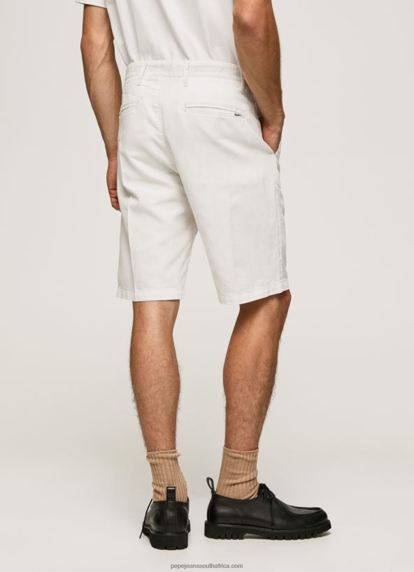Ivory Arkin Chino Shorts With Pleats Pepe Jeans L20F2F1128 Men - Image 4