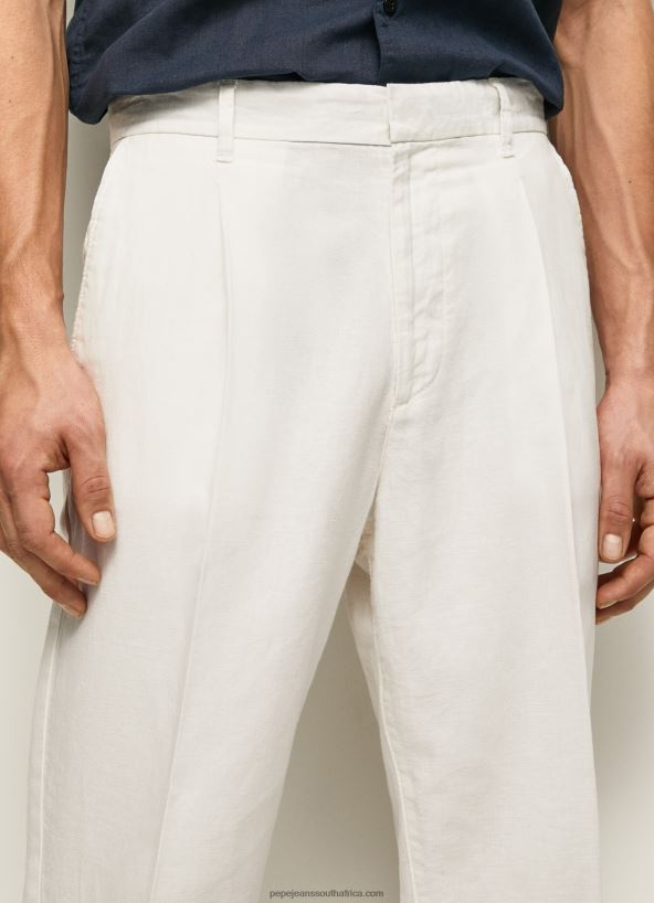 Ivory Arrow Relaxed Fit Chino Pants Pepe Jeans L20F2F1102 Men - Image 3