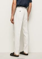 Ivory Arrow Relaxed Fit Chino Pants Pepe Jeans L20F2F1102 Men - Image 4