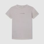Ivory Logo Print T-Shirt Pepe Jeans L20F2F1626 Boy