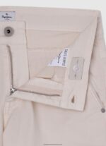 Ivory Regular Fit Chino Shorts Pepe Jeans L20F2F1697 Boy - Image 3