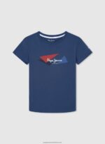Jarman Flag Logo T-Shirt Pepe Jeans L20F2F1640 Boy