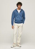 Jarman Logo Jumper With Zipper Pepe Jeans L20F2F911 Men - Image 2