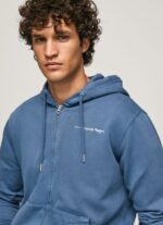 Jarman Logo Jumper With Zipper Pepe Jeans L20F2F911 Men - Image 3