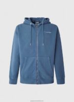 Jarman Logo Jumper With Zipper Pepe Jeans L20F2F911 Men - Image 5