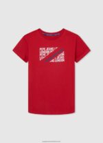 Jarman Logo Print T-Shirt Pepe Jeans L20F2F1648 Boy - Image 3