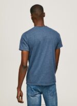 Jarman Marbled Logo Print T-Shirt Pepe Jeans L20F2F986 Men - Image 4