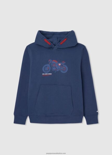 Jarman Motorcycle Hooded Jumper Pepe Jeans L20F2F1596 Boy