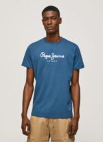 Jarman Printed Logo Cotton T-Shirt Pepe Jeans L20F2F934 Men