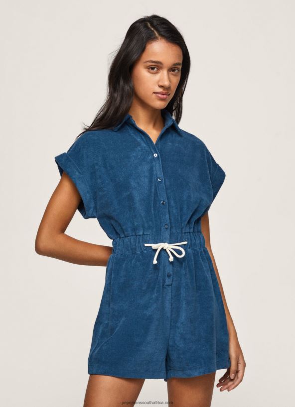 jarman_short_velvet_jumpsuit_pepe_jeans_l20f2f209_women.jpg Jarman Short Velvet Jumpsuit Pepe Jeans L20F2F209 Women - Image 1