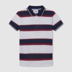 Jarman Striped Print Polo Shirt Pepe Jeans L20F2F1670 Boy