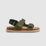 Khaki Green Berlin Saturday Anatomical Sandals Pepe Jeans L20F2F1551 Boy