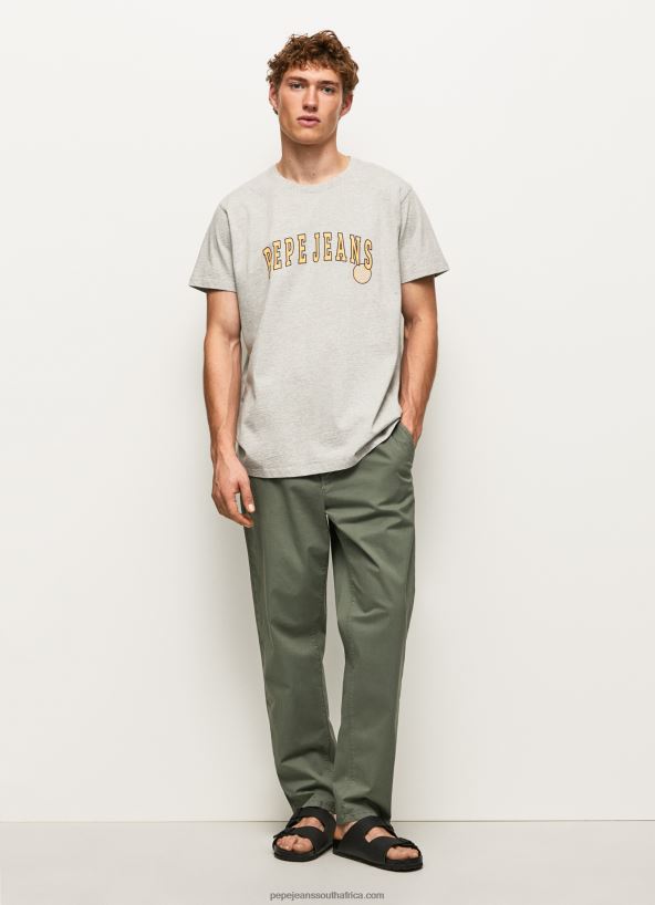 light_grey_marl_logo_print_t_shirt_pepe_jeans_l20f2f971_men.jpg Light Grey Marl Logo Print T-Shirt Pepe Jeans L20F2F971 Men - Image 1