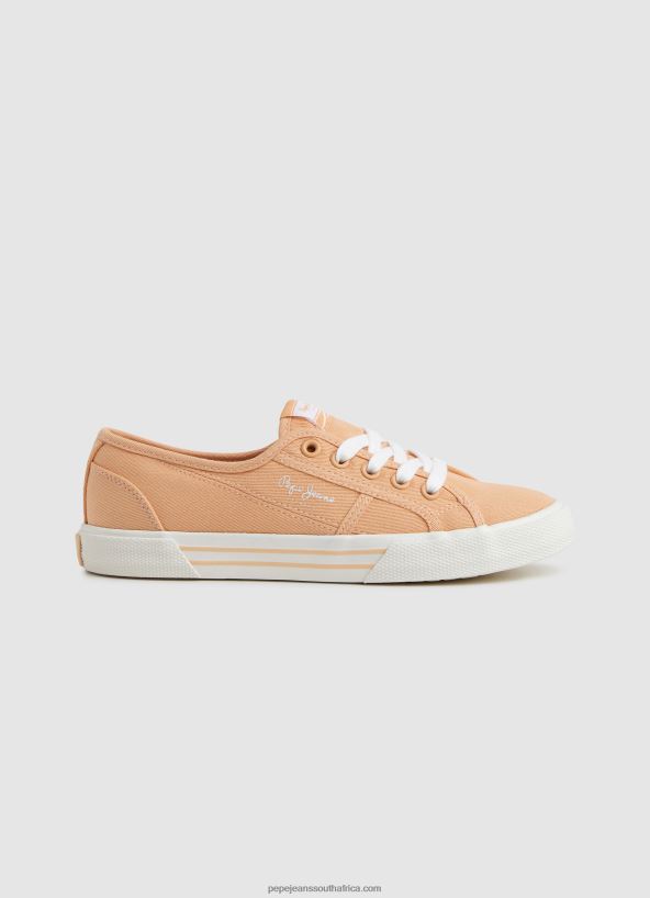 light_orange_brady_basic_sneakers_pepe_jeans_l20f2f630_women.jpg Light Orange Brady Basic Sneakers Pepe Jeans L20F2F630 Women - Image 1