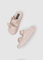 Light Pink Pola Park Double Buckle Sandals Pepe Jeans L20F2F669 Women - Image 2