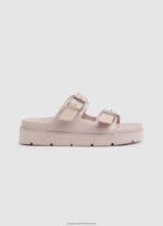 Light Pink Pola Park Double Buckle Sandals Pepe Jeans L20F2F669 Women