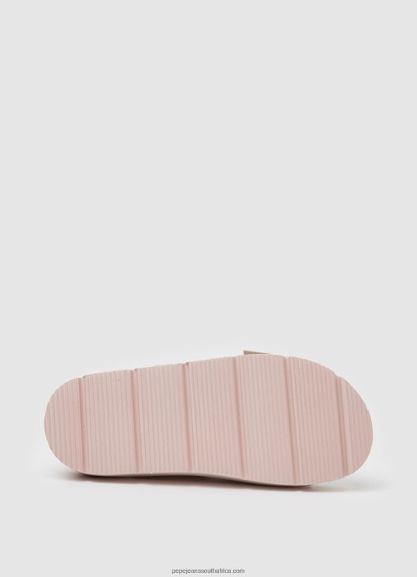 Light Pink Pola Park Double Buckle Sandals Pepe Jeans L20F2F669 Women - Image 5