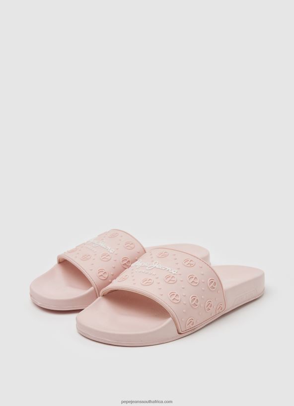 Light Pink Slider Plain Beach Flip Flops Pepe Jeans L20F2F689 Women - Image 3