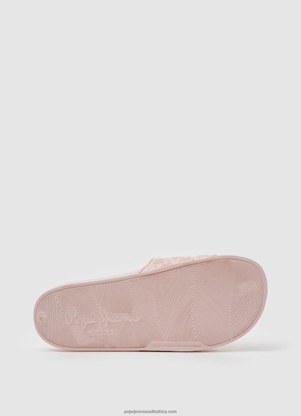 Light Pink Slider Plain Beach Flip Flops Pepe Jeans L20F2F689 Women - Image 5