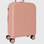 Light Pink Trolley Suitcase 55Cm Abs Pepe Jeans L20F2F1514 Girl