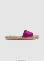 Light Plum Siva Berry Leather Sandals Pepe Jeans L20F2F680 Women