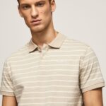 Malt Striped Print Polo Shirt Pepe Jeans L20F2F1093 Men