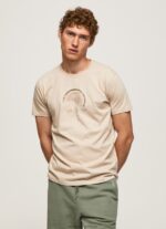 Malt Worn-Effect Logo T-Shirt Pepe Jeans L20F2F962 Men