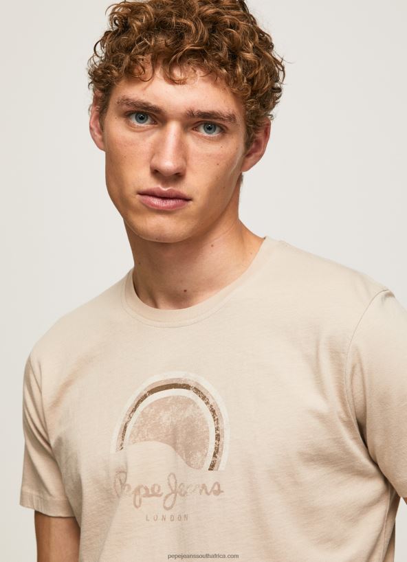 Malt Worn-Effect Logo T-Shirt Pepe Jeans L20F2F962 Men - Image 3
