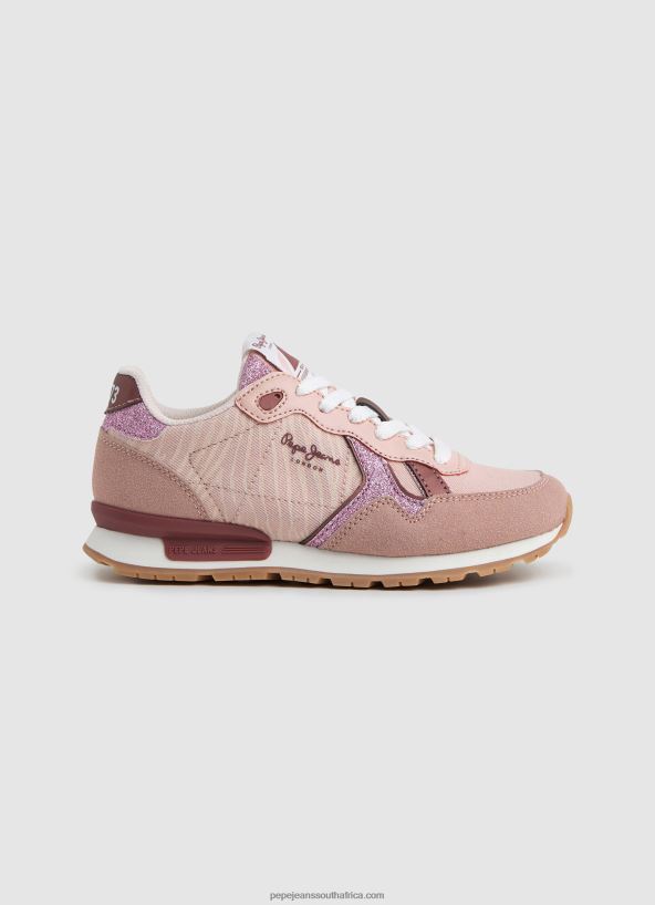 mauve_pink_brit_animal_combined_sneakers_pepe_jeans_l20f2f1329_girl.jpg Mauve Pink Brit Animal Combined Sneakers Pepe Jeans L20F2F1329 Girl - Image 1