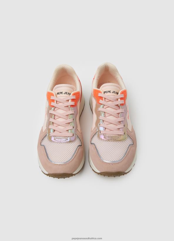 Mauve Pink Joy Star Soft Combined Sneakers Pepe Jeans L20F2F582 Women - Image 2