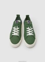 Military Olive Allen Flag Vulcanized Sneakers Pepe Jeans L20F2F1205 Men - Image 2