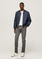Modern Grey Tapered Regular Jeans Pepe Jeans L20F2F1118 Men