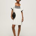 Mousse Bambula Cotton Dress Pepe Jeans L20F2F188 Women