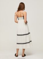 Mousse Embroidered Cotton Dress Pepe Jeans L20F2F189 Women - Image 4