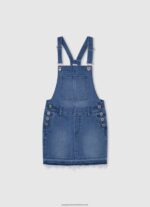 Mousse Geraldine Openwork Short Jumpsuit Pepe Jeans L20F2F1386 Girl - Image 4