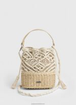 Mousse Macrame And Straw Bucket Bag Pepe Jeans L20F2F740 Women - Image 2