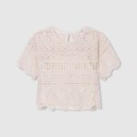 Mousse Noelle Crochet Blouse Pepe Jeans L20F2F1473 Girl