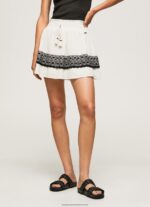 Mousse Skirt With Crochet Details Pepe Jeans L20F2F480 Women - Image 2