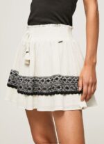 Mousse Skirt With Crochet Details Pepe Jeans L20F2F480 Women - Image 3