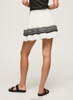 Mousse Skirt With Crochet Details Pepe Jeans L20F2F480 Women - Image 4