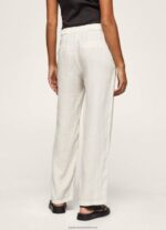 Mousse Straight Trousers In Flowy Fabric Pepe Jeans L20F2F311 Women - Image 4