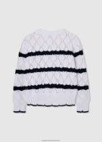 Mousse Striped Pattern Openwork Jersey Pepe Jeans L20F2F1410 Girl - Image 2